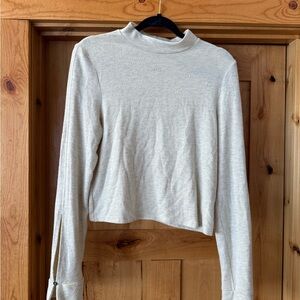 Project Social T Cream Long Sleeve Top